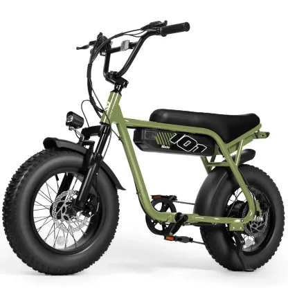 Bicicleta Eléctrica Potente 1500W con Llantas Anchas 16x4.0, Hasta 28MPH, Batería 48V 13Ah y Desbloqueo NFC, Ideal para Aventura y Commuting
