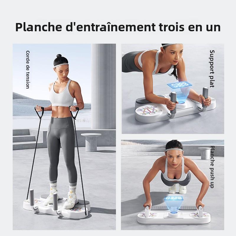 Planche de Pompes Multifonctionnelle à Positions Multiples – Équipement de Musculation pour Pectoraux, Abdominaux et Bras – Fitness à Domicile