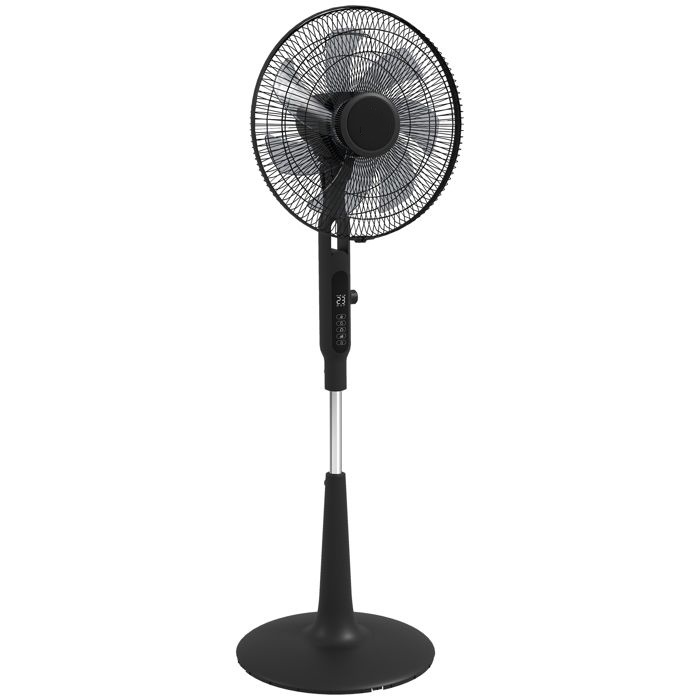 Ventilateur sur Pied 50 cm – 75 W, Puissant et Silencieux