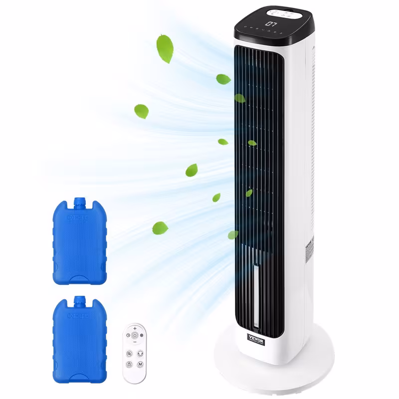   40 oscillating tower fan 24h timer 23 3ft s velocity with remote control Product details 1