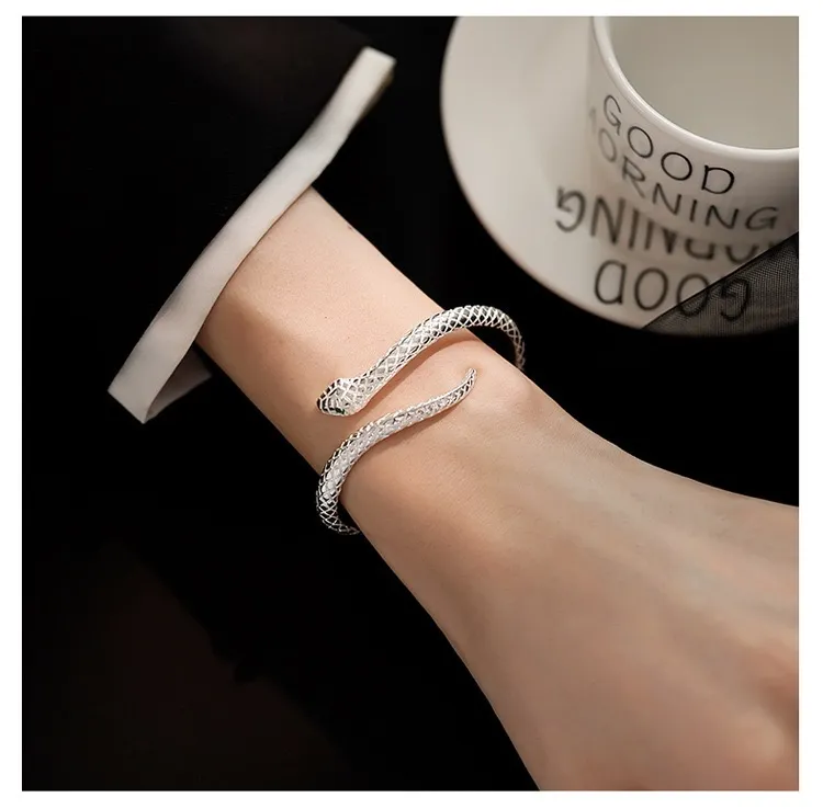 Silver Snake Bracelet