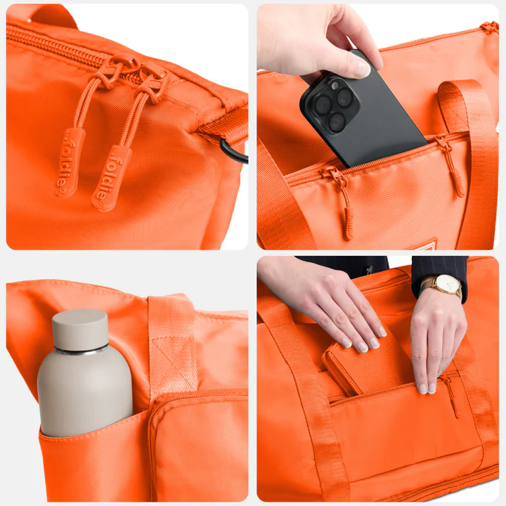 The Foldie® Travel Orange Bag