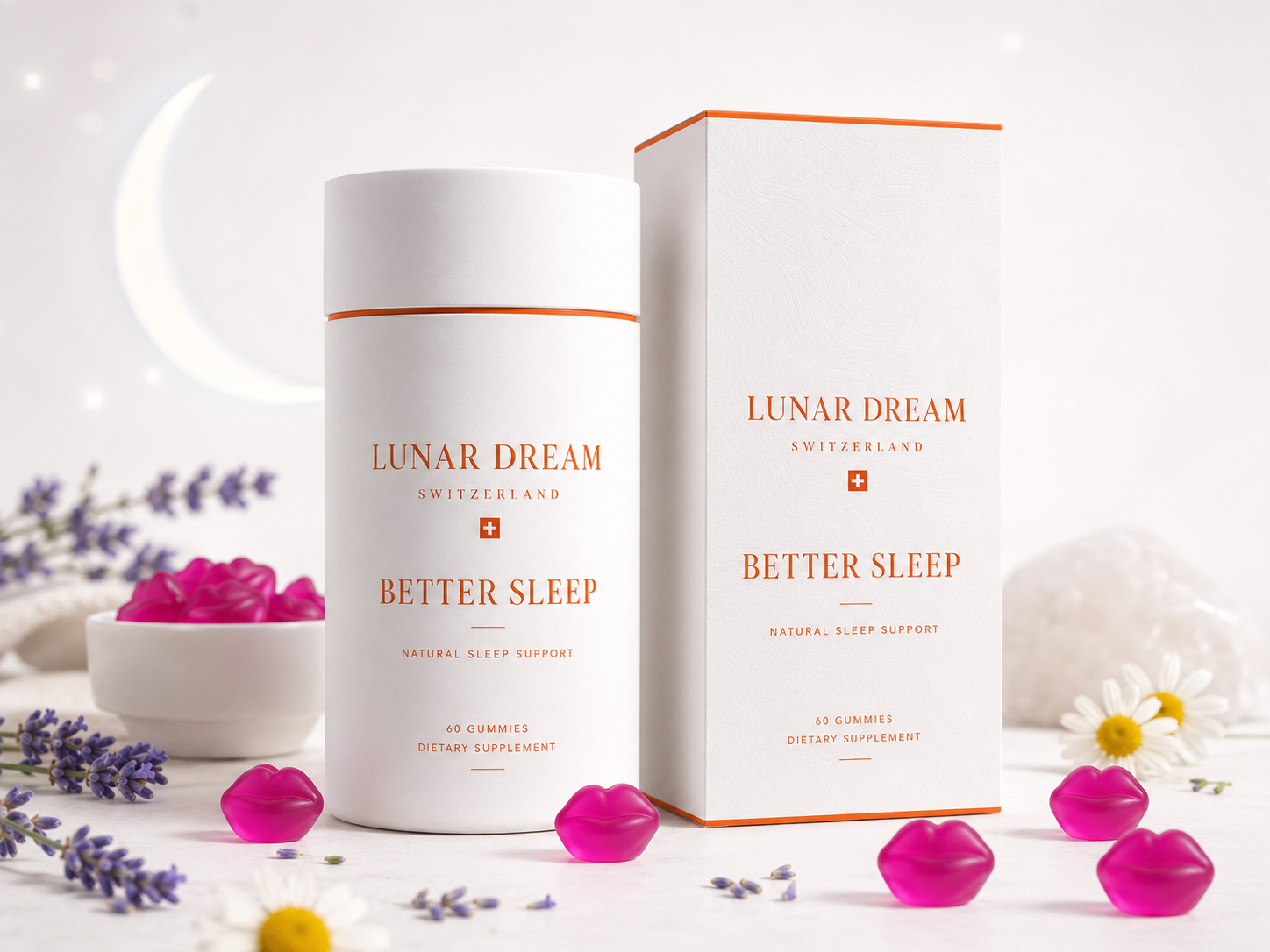 LUNAR DREAM Better Sleep Gummies Sleep & Relaxation Support Gummies