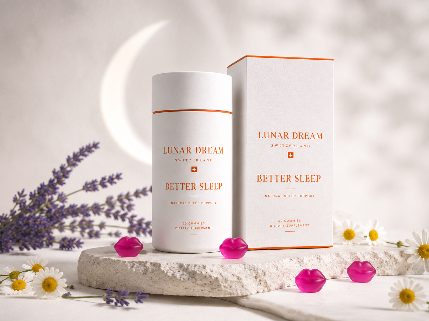 LUNAR DREAM Better Sleep Gummies Sleep & Relaxation Support Gummies