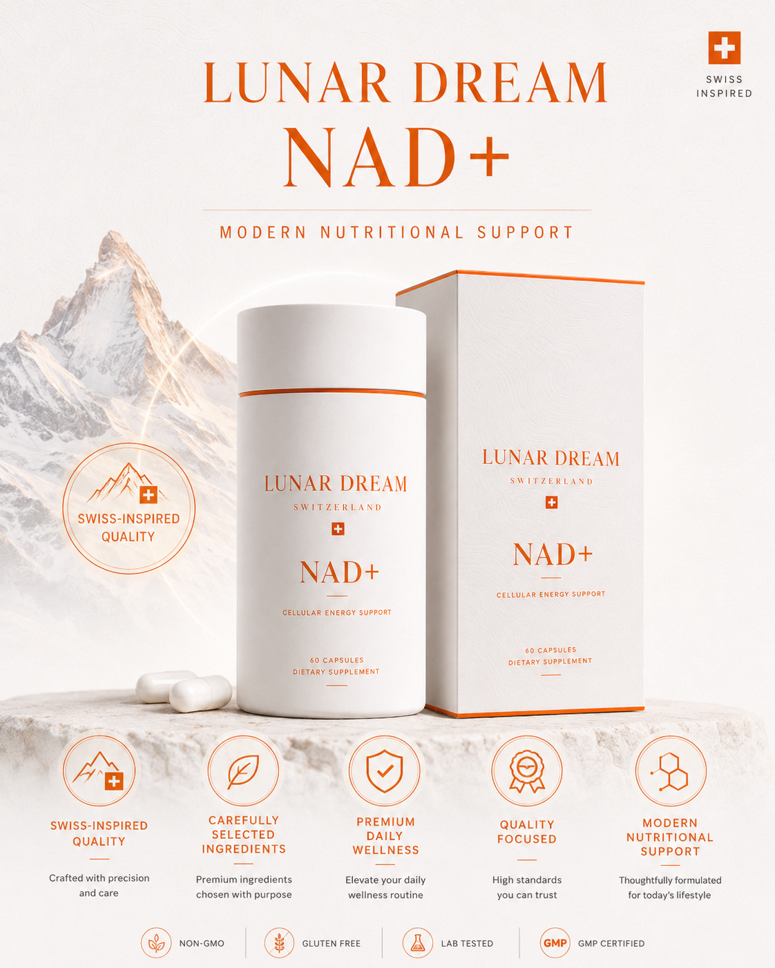 LUNAR DREAM NAD+ Cellular Energy Support