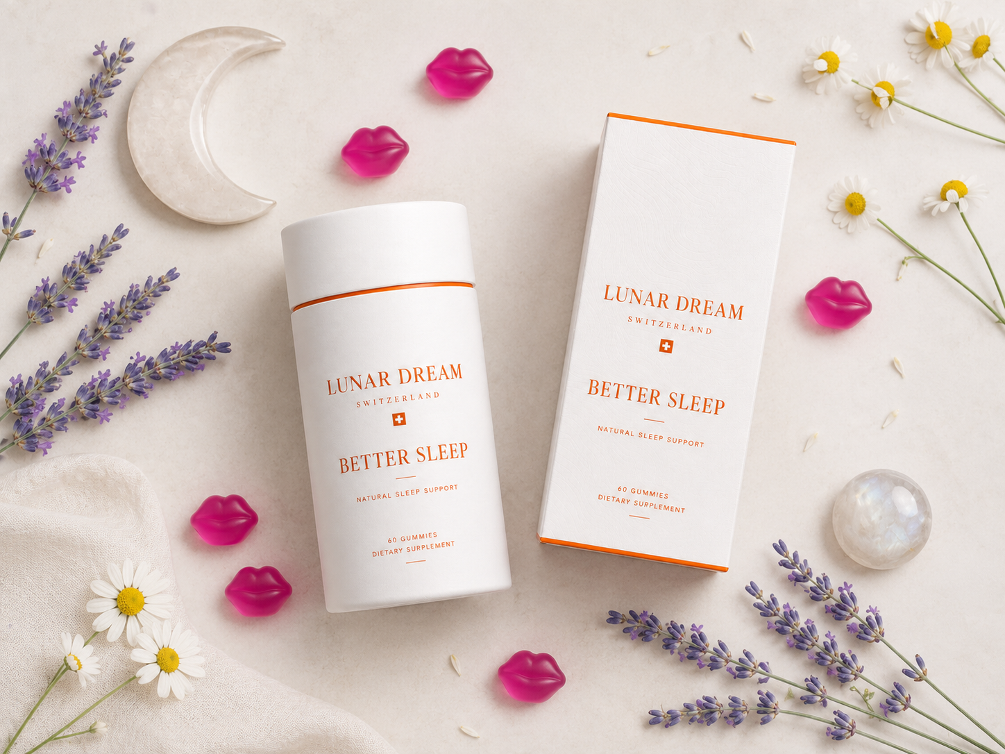 LUNAR DREAM Better Sleep Gummies Sleep & Relaxation Support Gummies