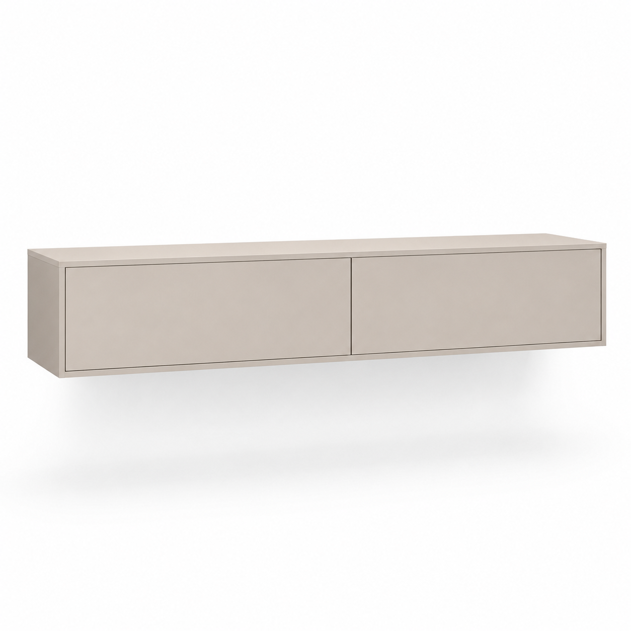 Hängendes TV-Board Kaschmir mit zwei Klappen 180x35 cm-Heimvista