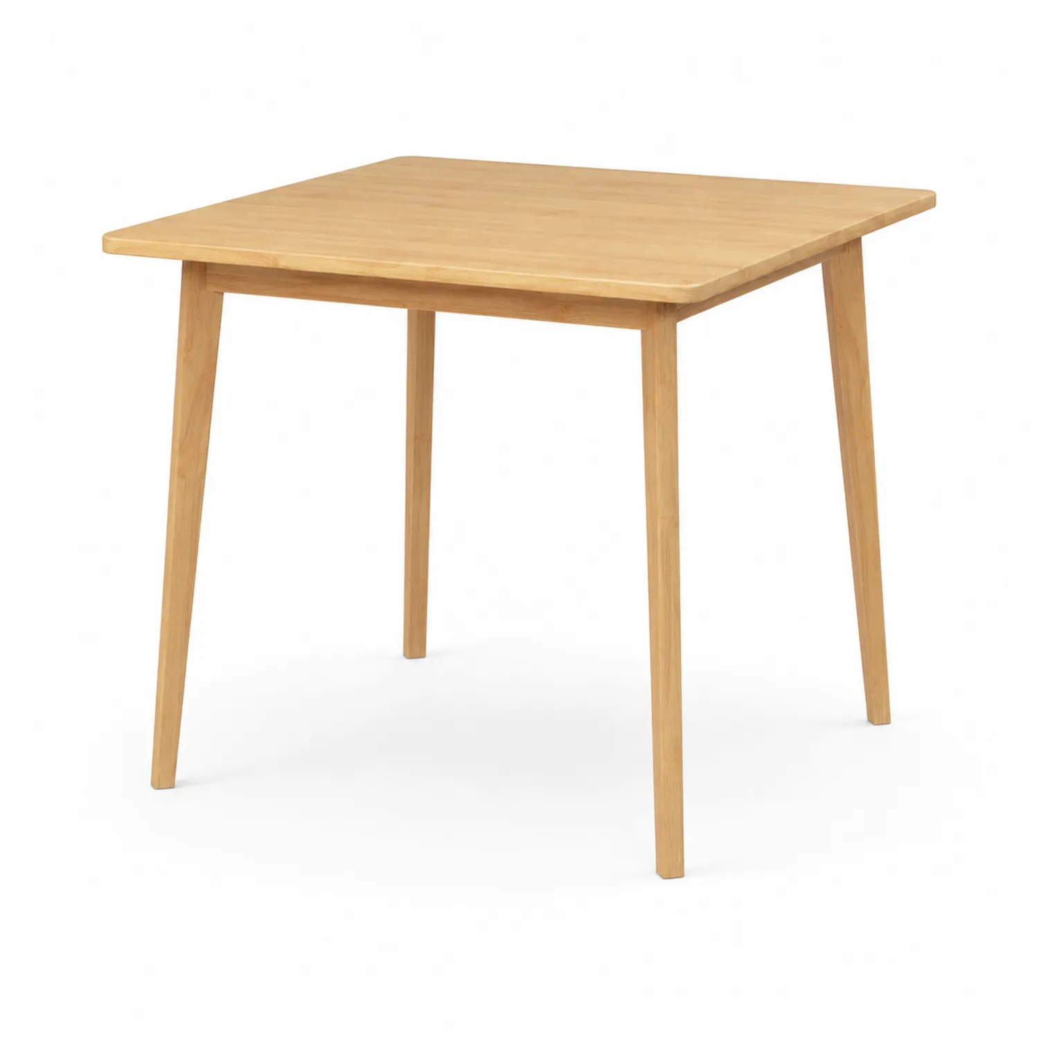 Esstisch aus Eichenholz quadratisch 80x80x75 cm-Mivterra
