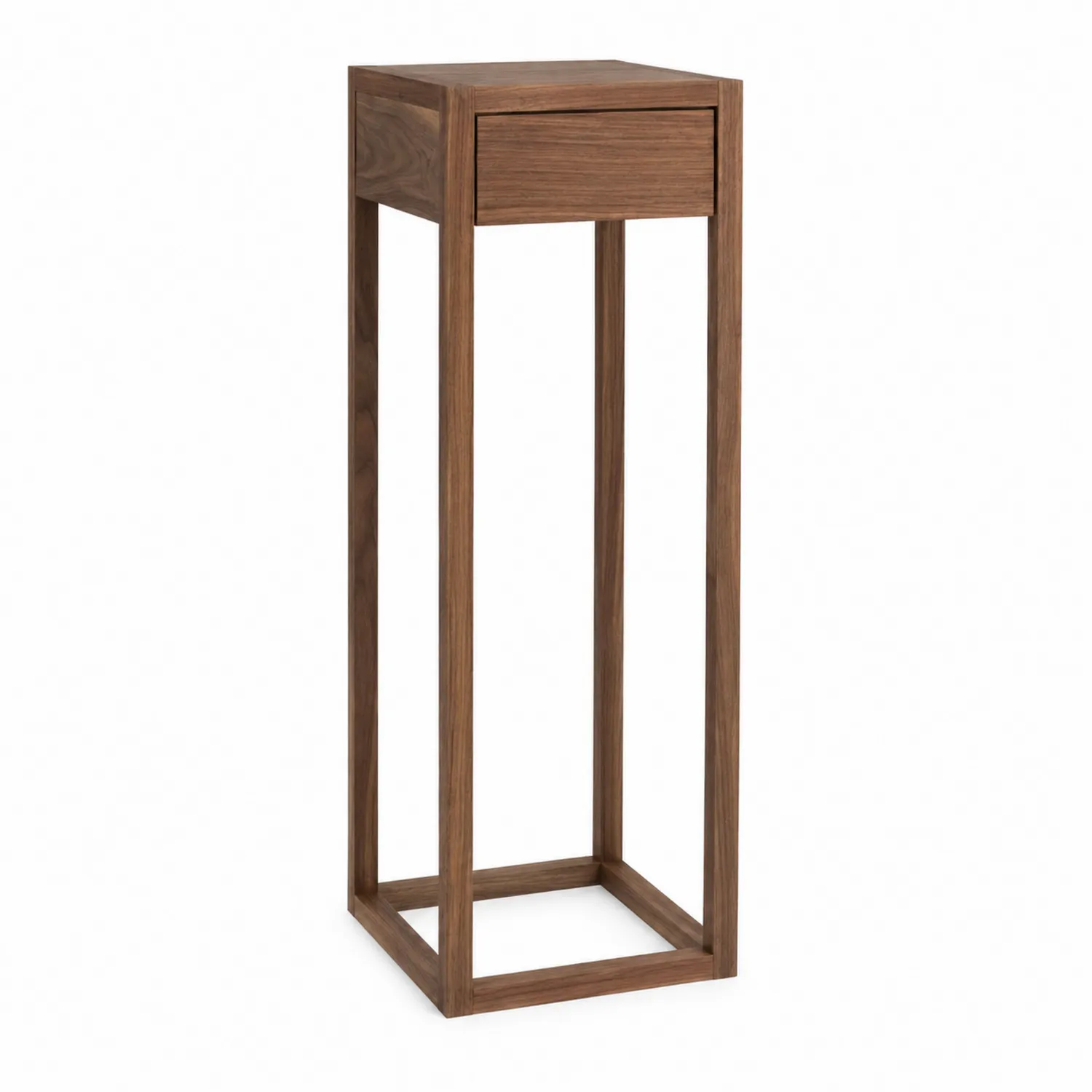 Pflanzenständer Holz Rechteckig 80cm Braun-Mivterra