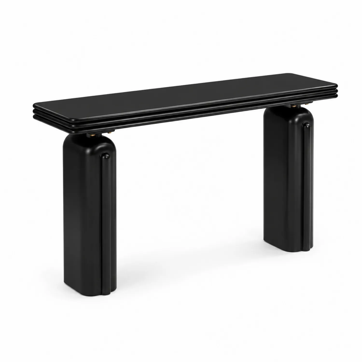 MDF-Konsolentisch Schwarz 120 cm