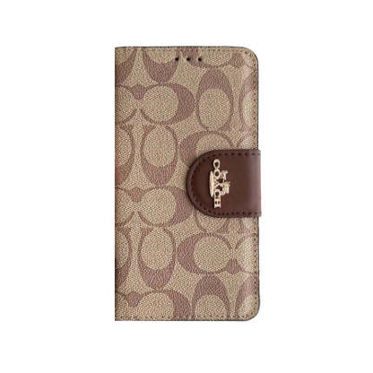 Cothtach iPhone Case Leather Flip Case with Card Holder Black