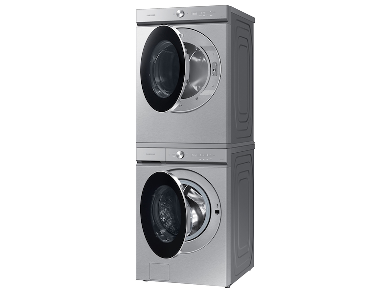 Bespoke 7.6 cu. ft. Ultra Capacity Gas Dryer with AI Optimal Dry and Super Speed Dry in Silver Steel