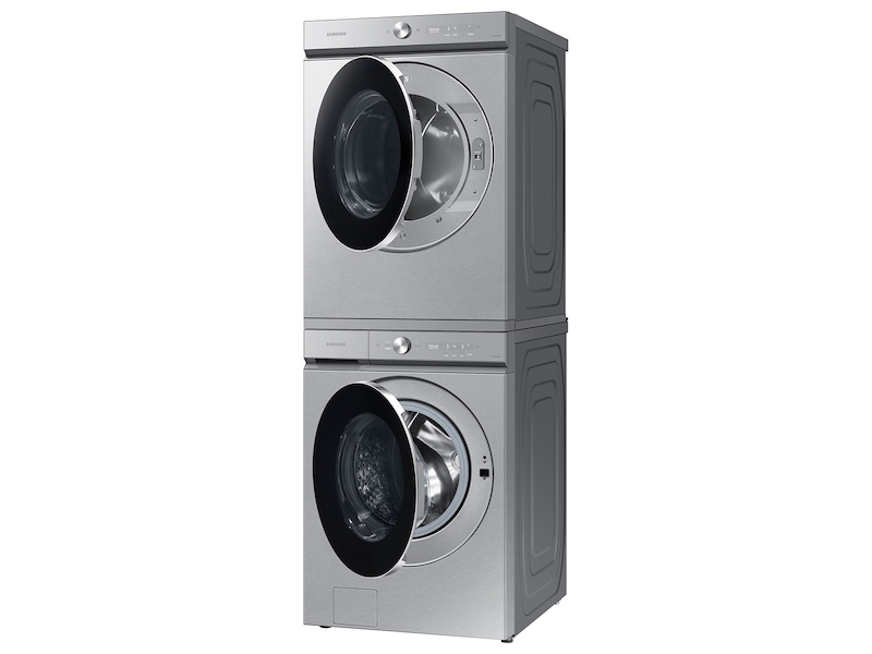 Bespoke 7.6 cu. ft. Ultra Capacity Gas Dryer with AI Optimal Dry and Super Speed Dry in Silver Steel