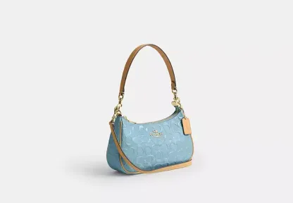 Teri Shoulder Bag In Signature Leather