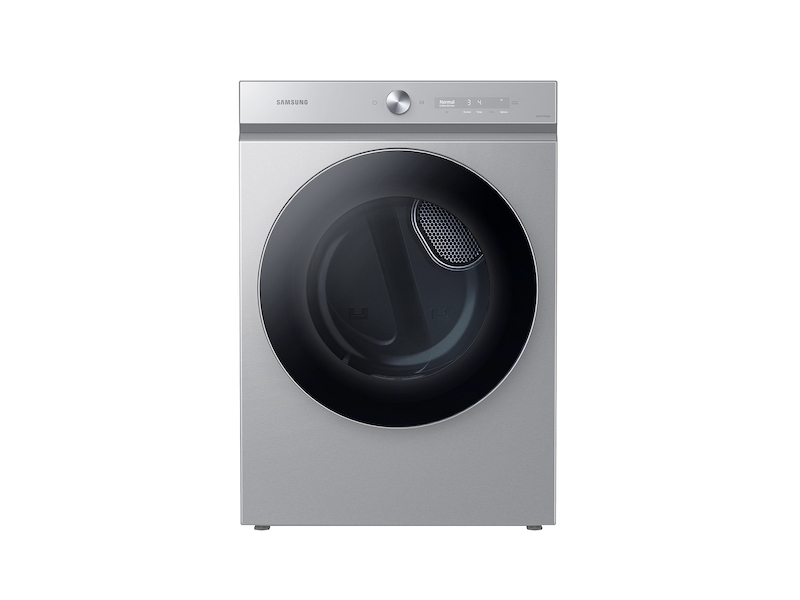 Bespoke 7.6 cu. ft. Ultra Capacity Gas Dryer with AI Optimal Dry and Super Speed Dry in Silver Steel