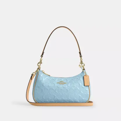 Teri Shoulder Bag In Signature Leather