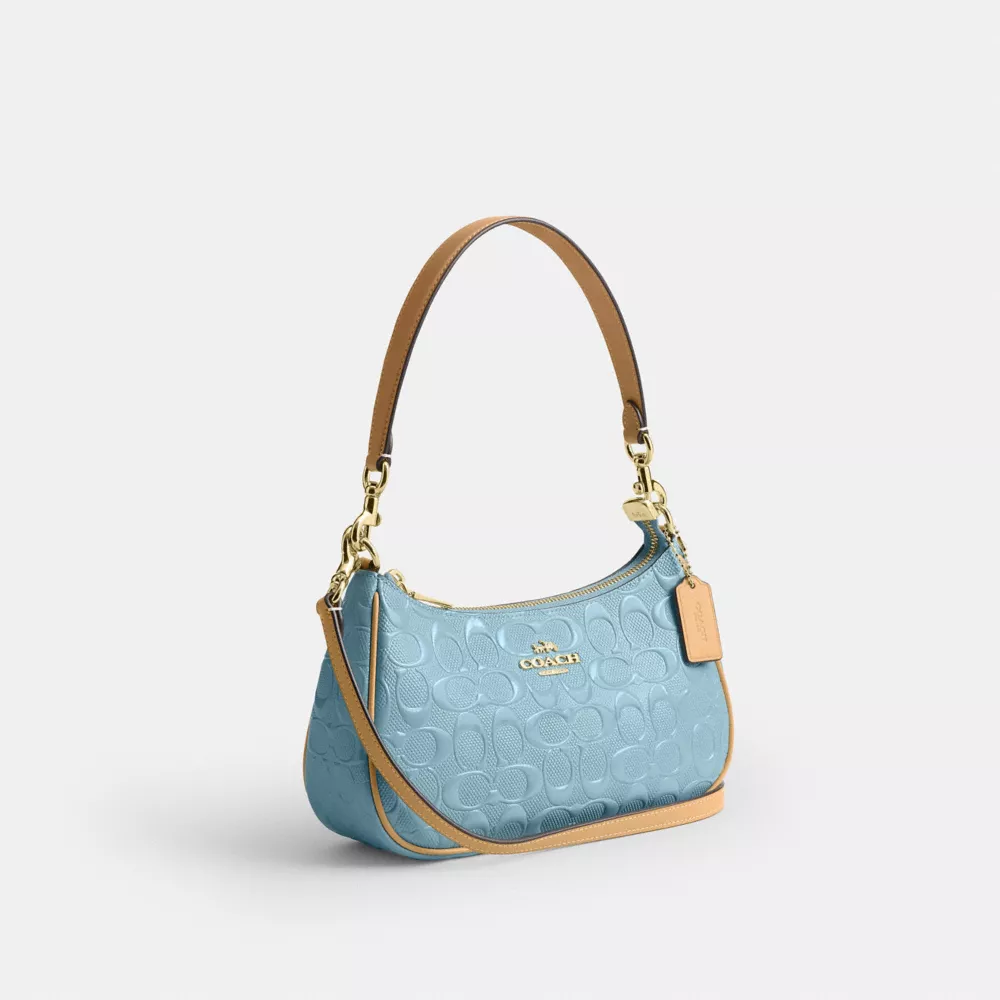 Teri Shoulder Bag In Signature Leather