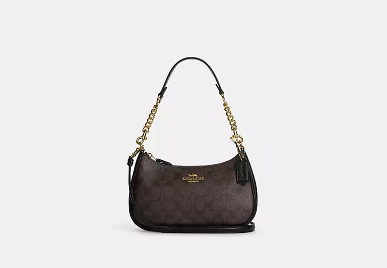 COAthtCH Teri Shoulder Bag In Signature Canvas