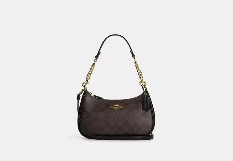 COAthtCH Teri Shoulder Bag In Signature Canvas