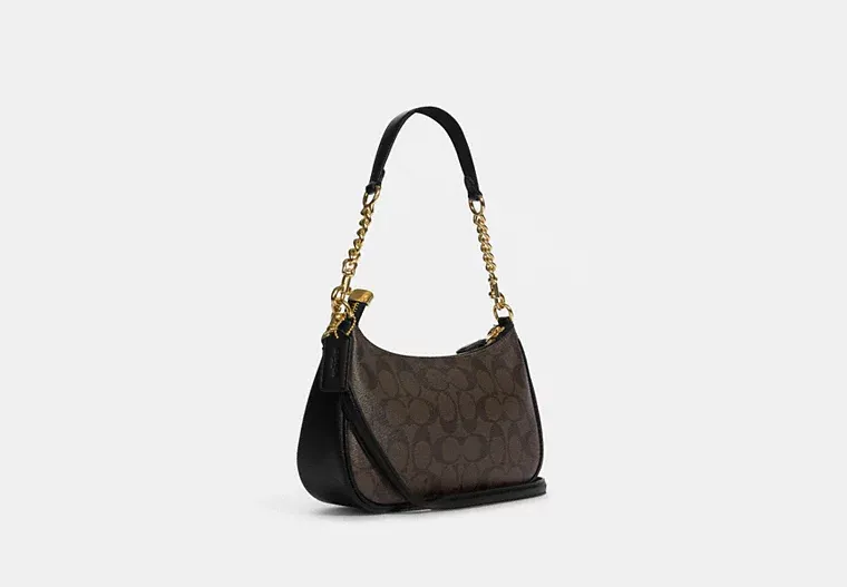 COAthtCH Teri Shoulder Bag In Signature Canvas