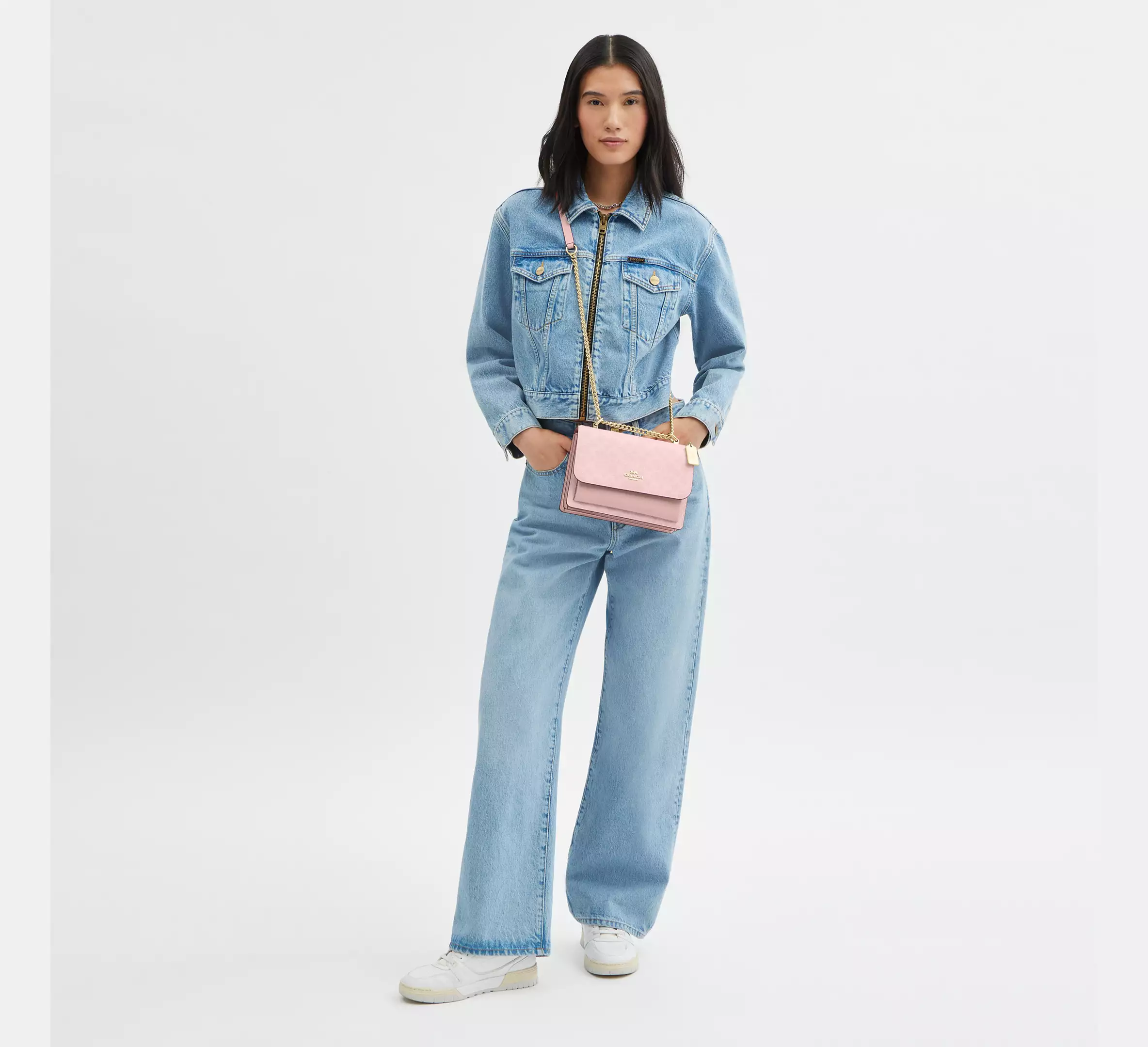 Klare Crossbody Bag In Signature Canvas