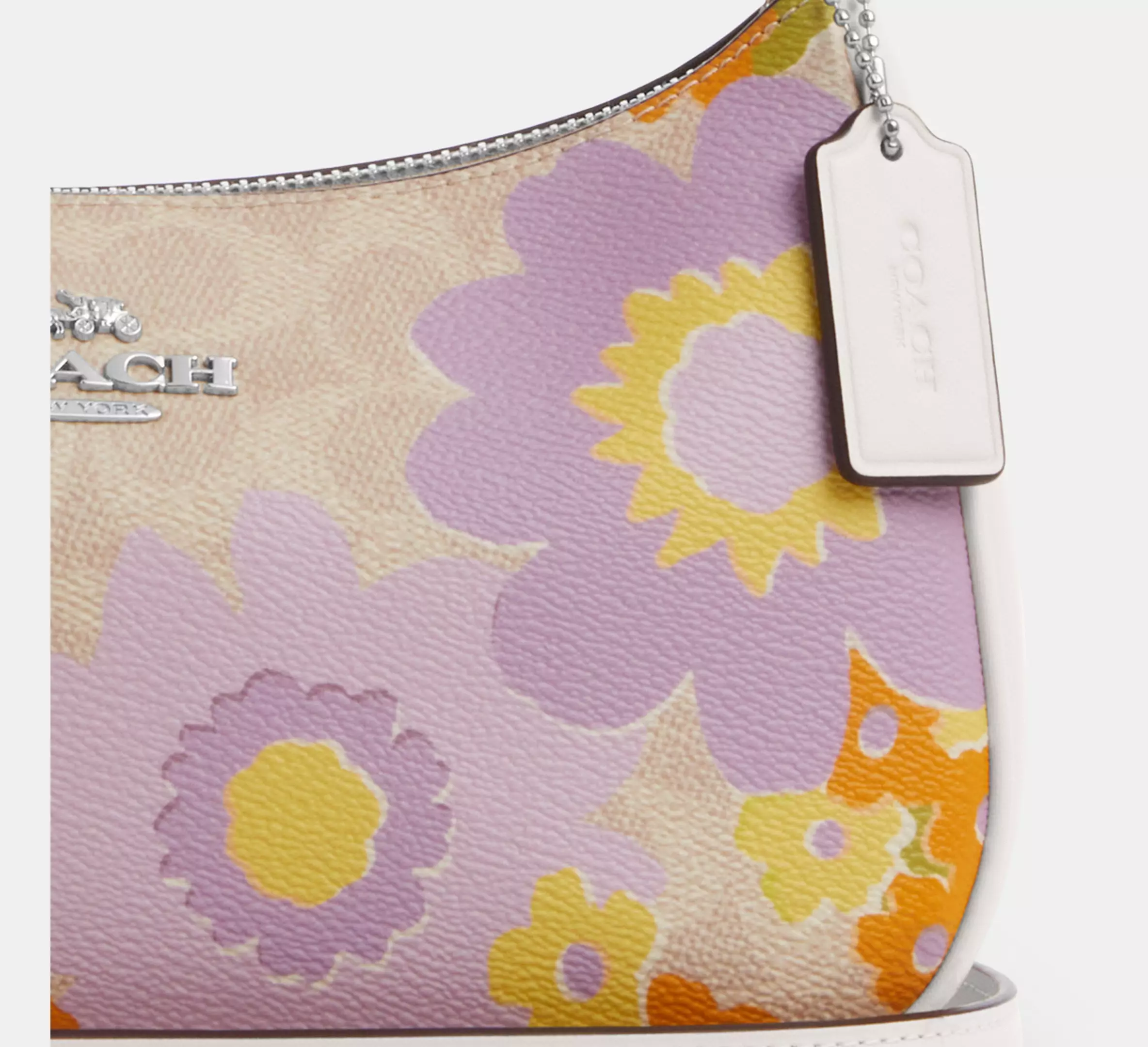 Teri Shoulder Bag In Signature Canvas With Floral Print