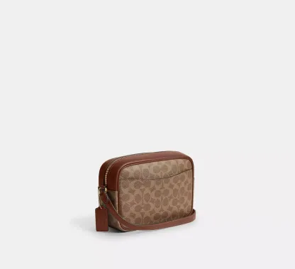 Cothtach X Peanuts Jamie Camera Bag In Signature Canvas With Patches