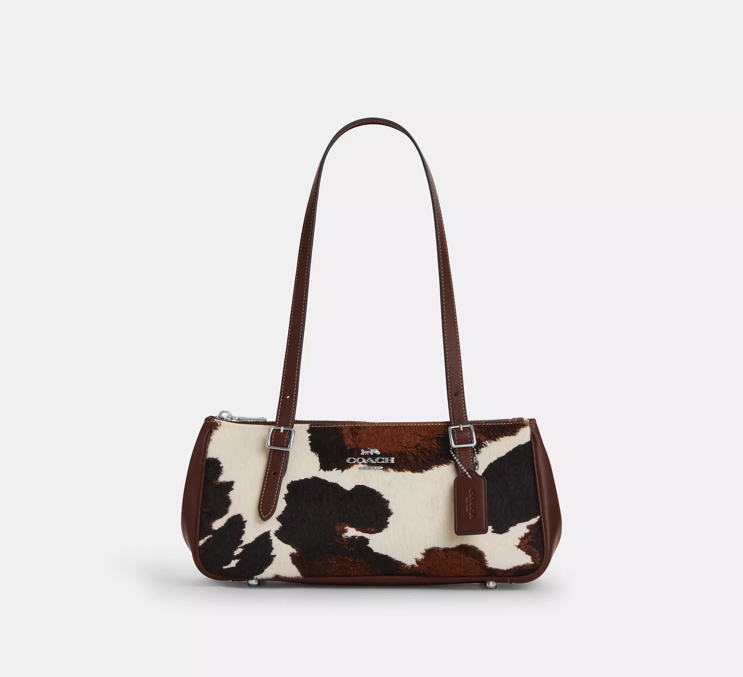 Asher Shoulder Bag With Cow Print