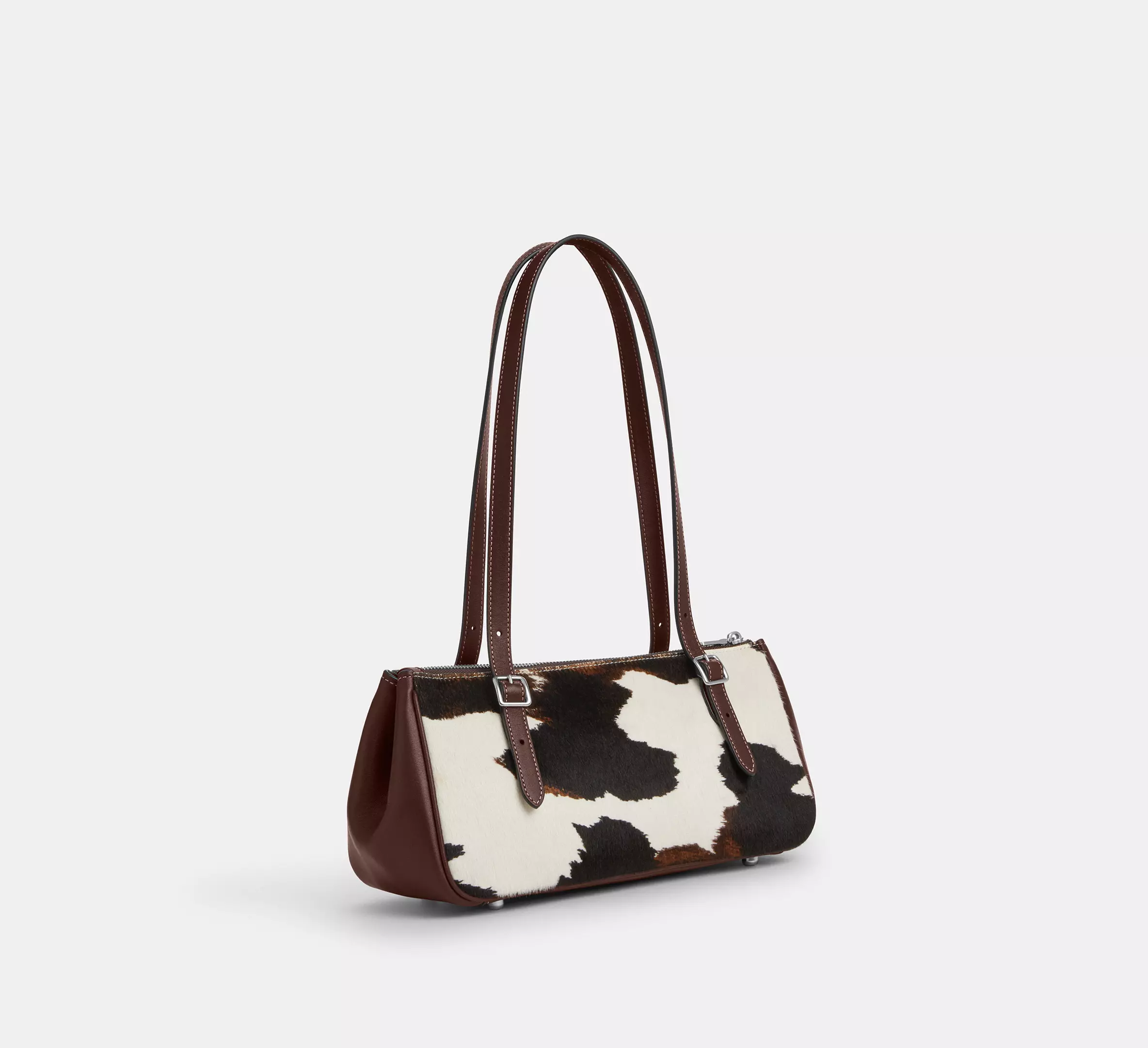 Asher Shoulder Bag With Cow Print