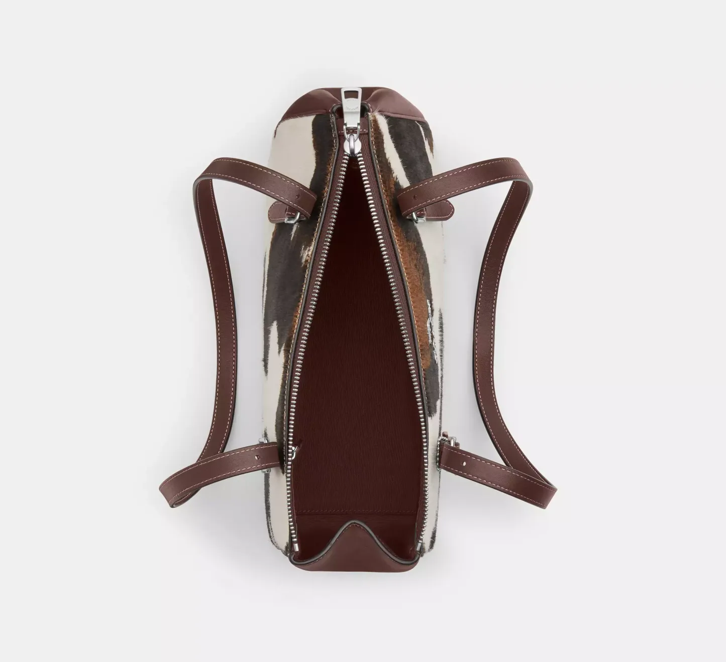 Asher Shoulder Bag With Cow Print