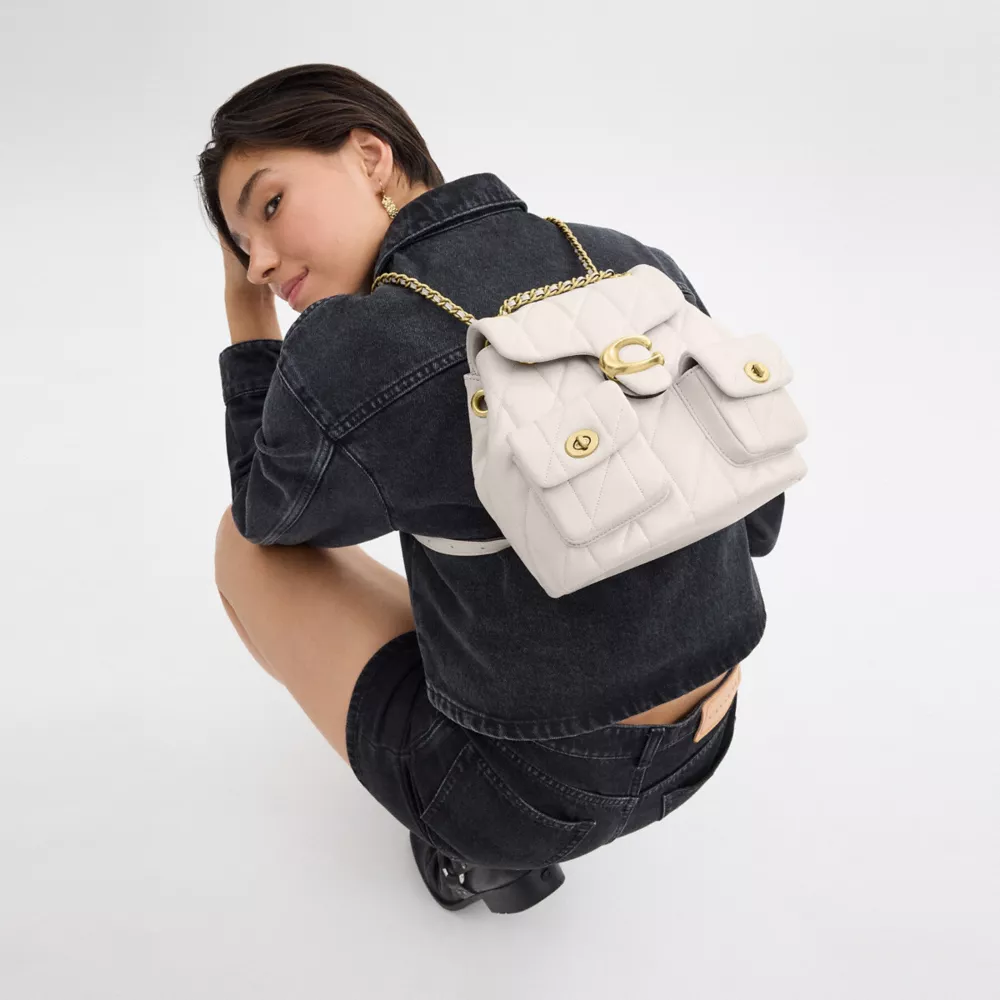 Tabby Backpack With Quilting