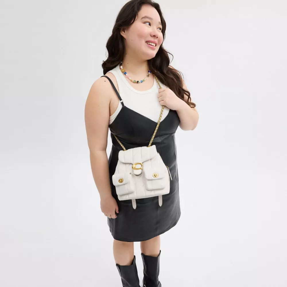Tabby Backpack With Quilting
