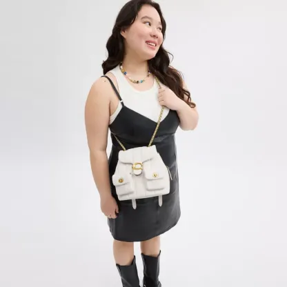 Tabby Backpack With Quilting
