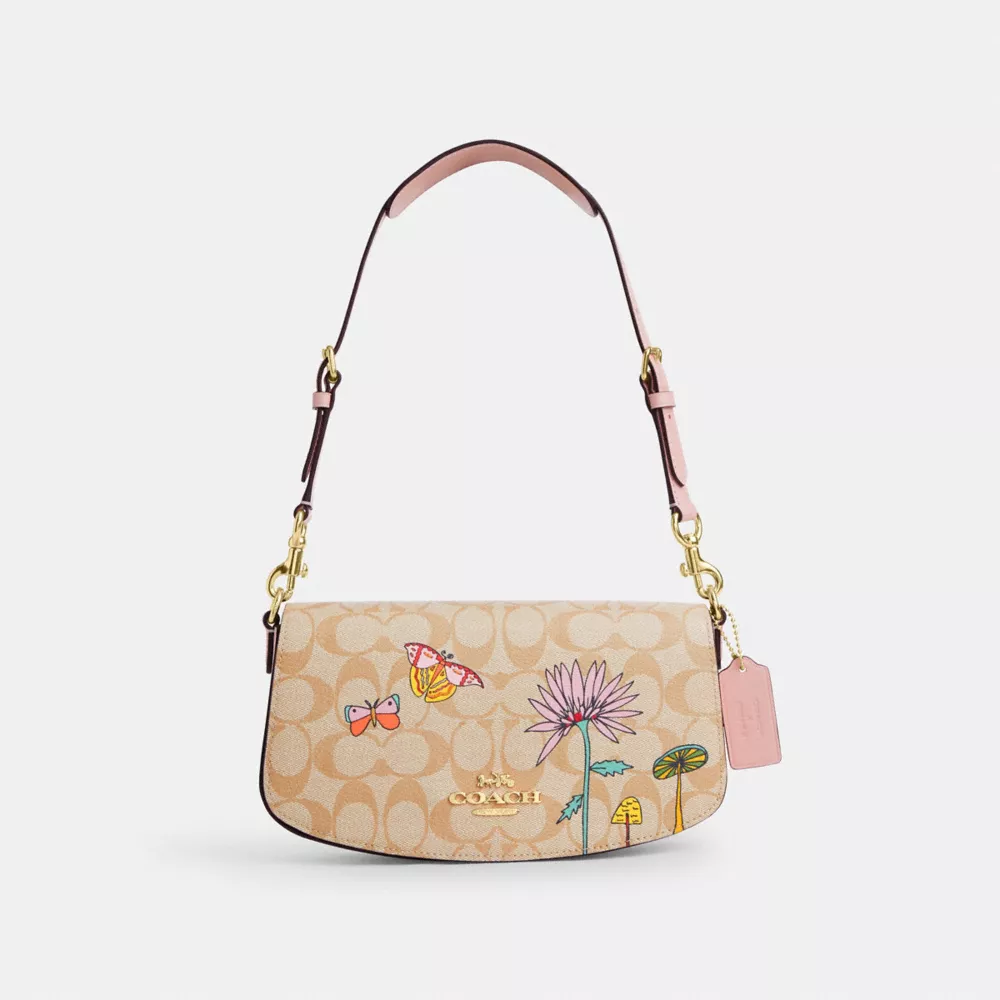 Cothtach X Observed By Us Andrea Shoulder Bag In Signature Canvas With Print