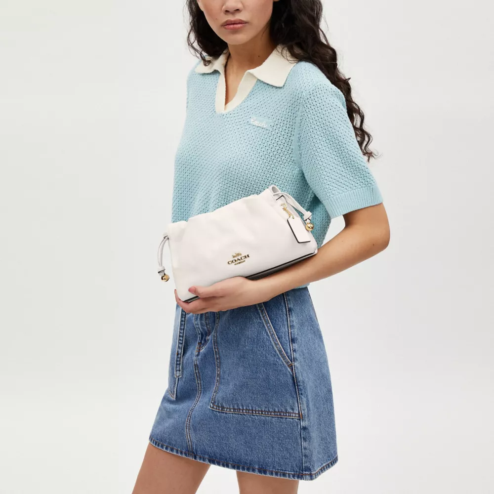   See Bag Size Faye Shoulder Bag With Ruching