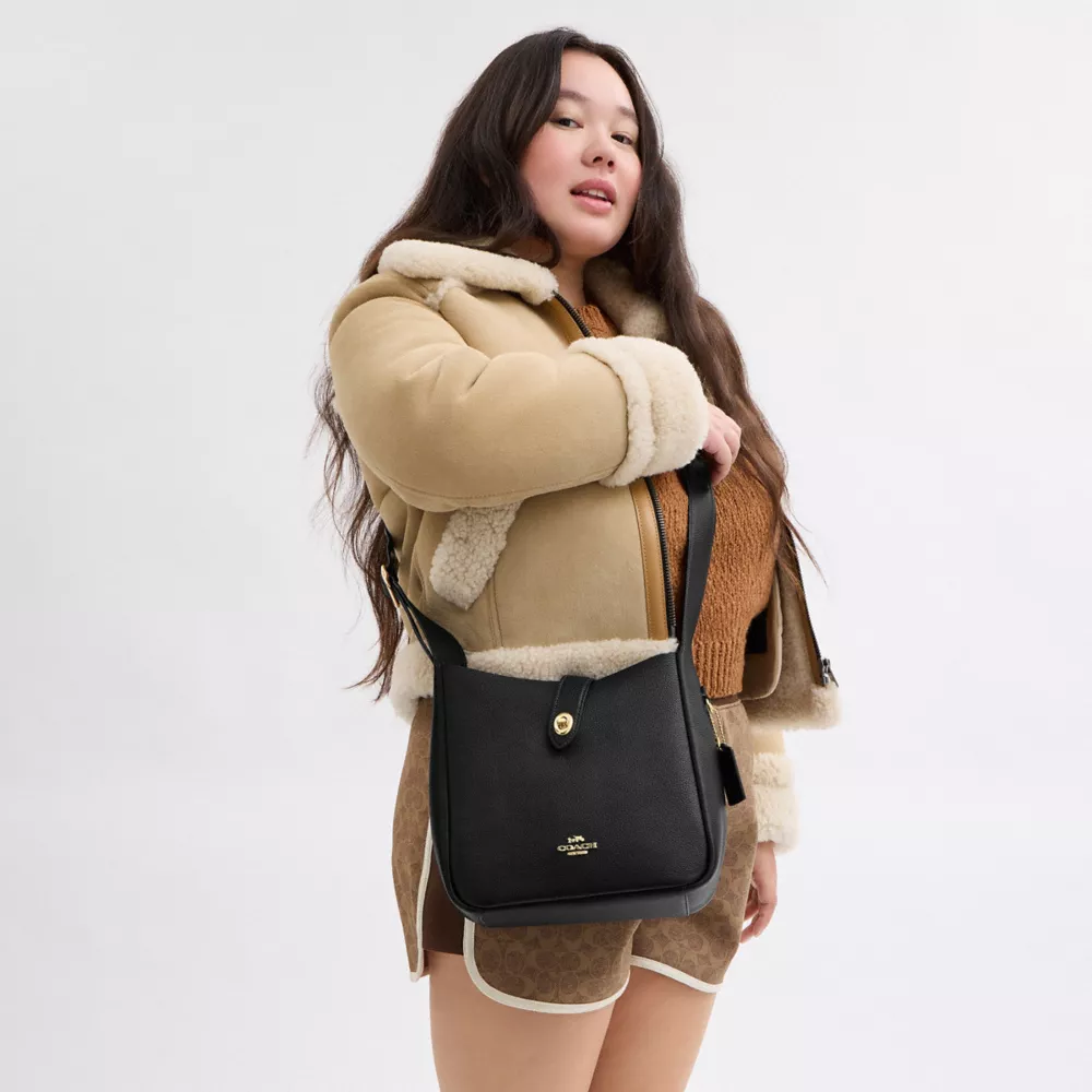 Hadley Convertible Crossbody Bag In Suede