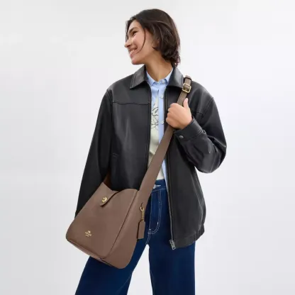 Hadley Convertible Crossbody Bag In Suede
