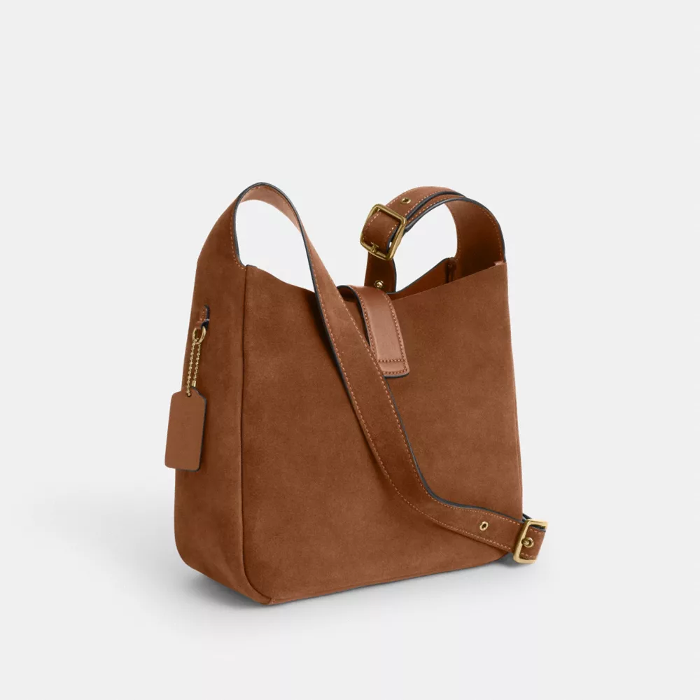 Hadley Convertible Crossbody Bag In Suede