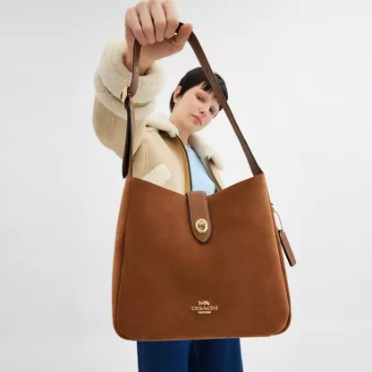 Hadley Convertible Crossbody Bag In Suede