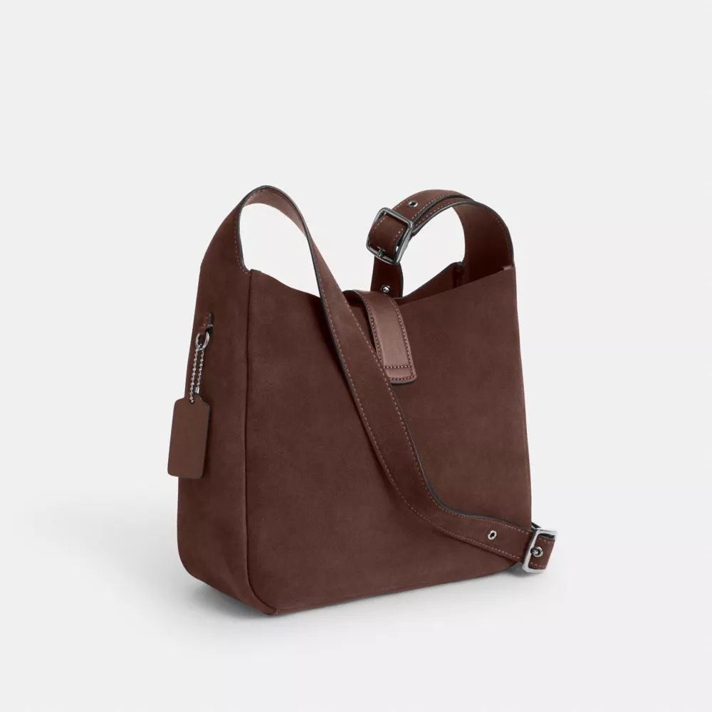 Hadley Convertible Crossbody Bag In Suede