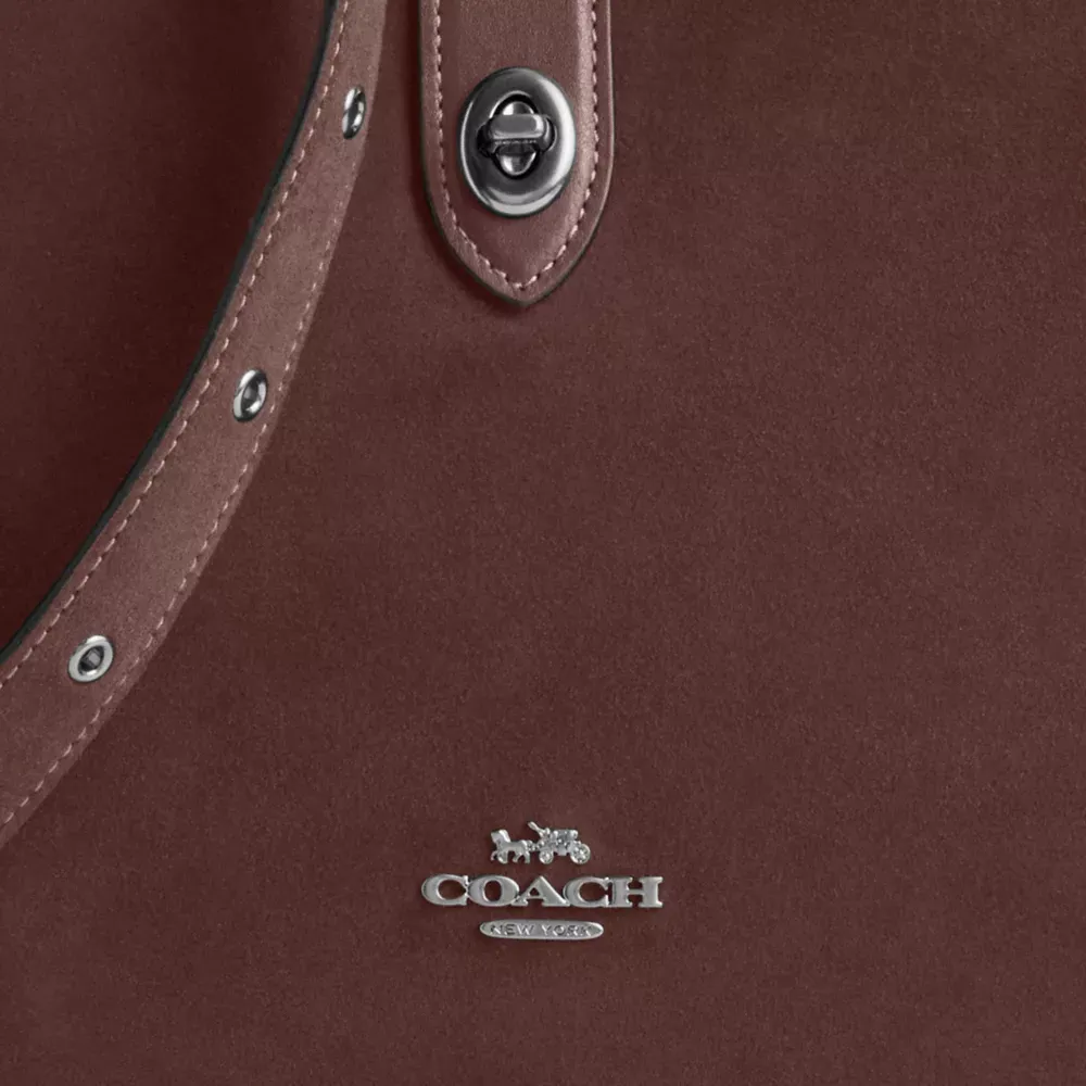 Hadley Convertible Crossbody Bag In Suede