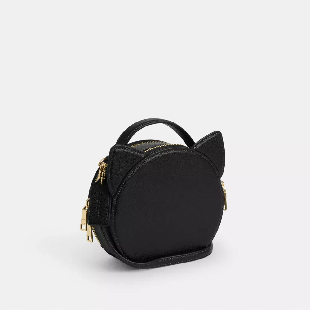 Canteen Crossbody Bag With Halloween Cat
