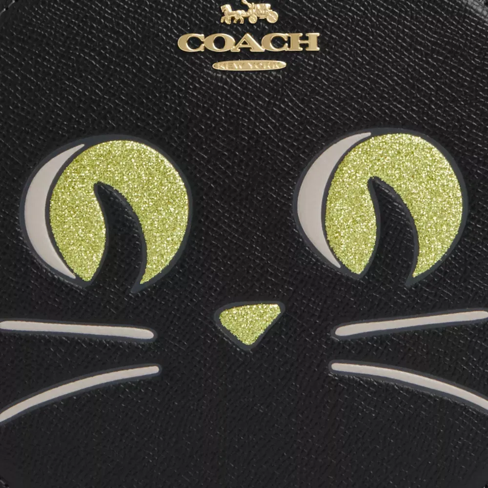 Canteen Crossbody Bag With Halloween Cat