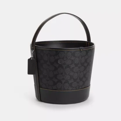 Trick Or Treat Bucket In Signature Canvas With Halloween Graphic