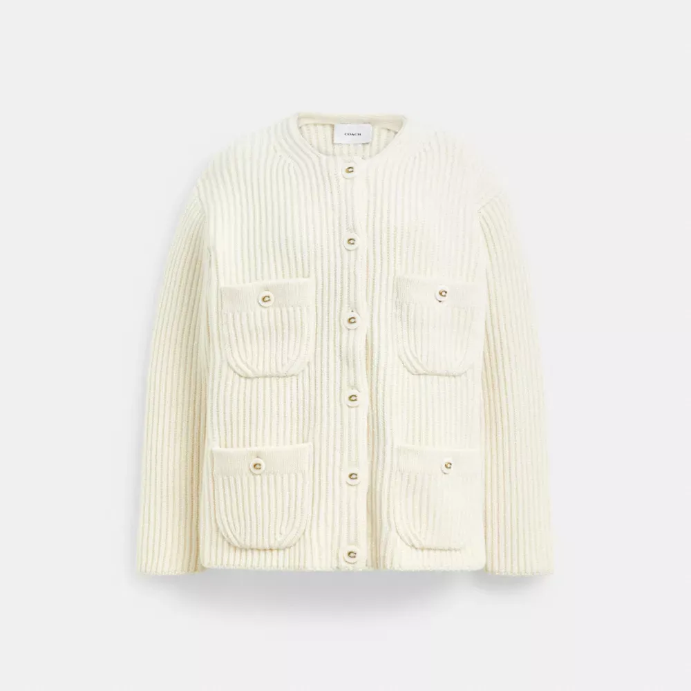 Oversized Pocket Cardigan