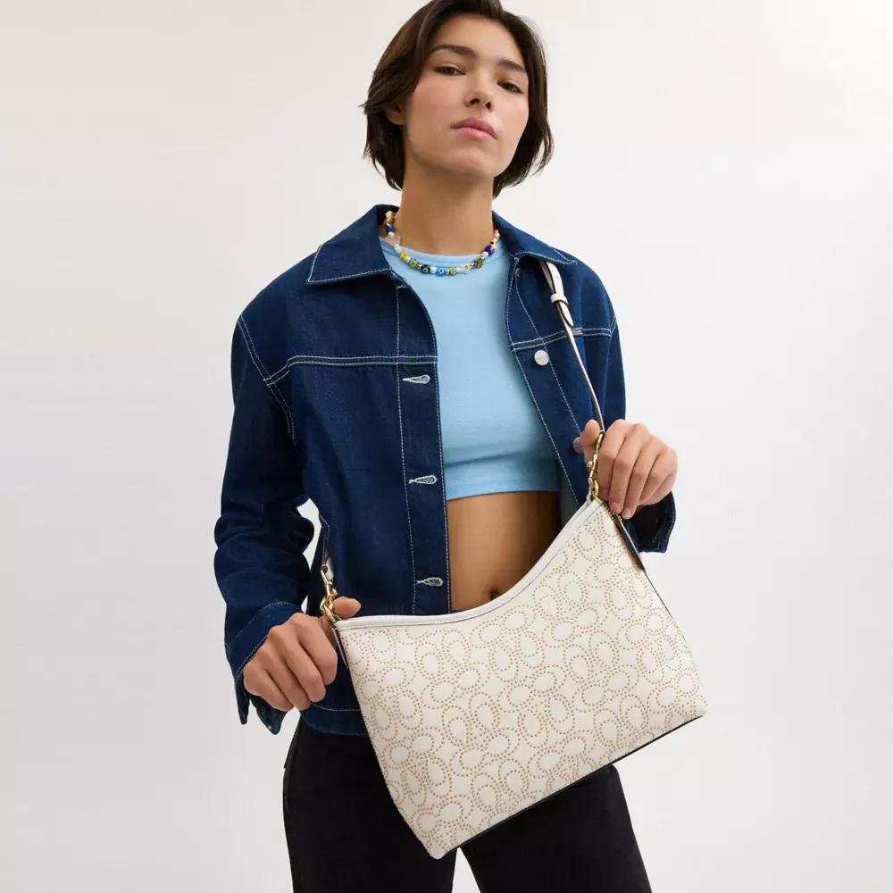 Laurel Shoulder Bag With Signature Rivets