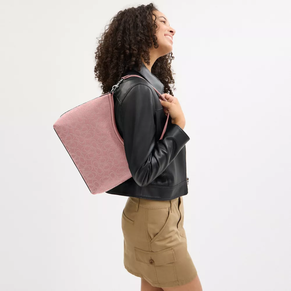 Laurel Shoulder Bag With Signature Rivets