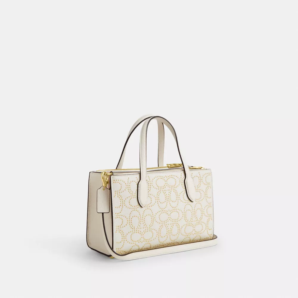 Nina Small Tote Bag With Signature Rivets