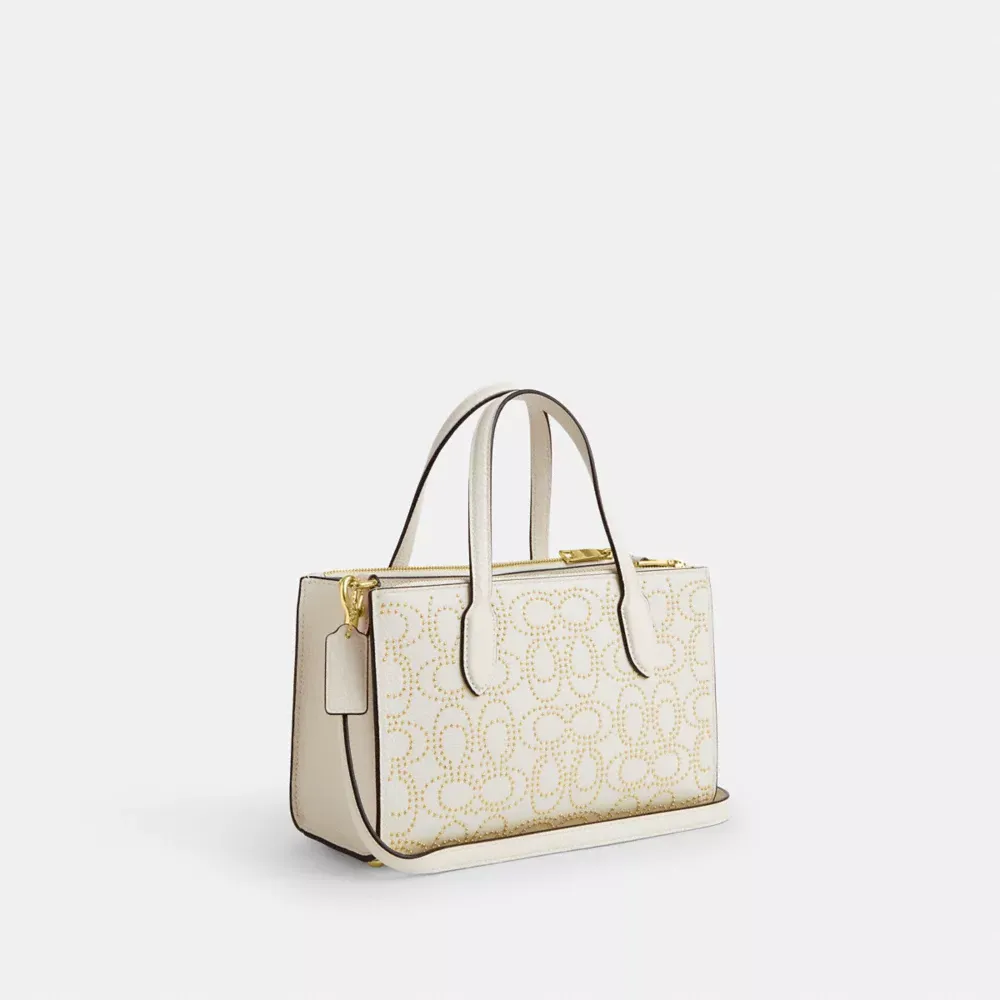 Nina Small Tote Bag With Signature Rivets