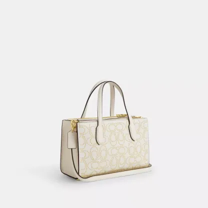 Nina Small Tote Bag With Signature Rivets